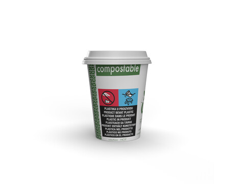 Bio Kaffeebecher 150ml/6oz,ؠ72mm Pack (50Stck)