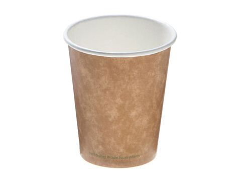 Bio Kaffeebecher Kraft PLA 150ml/6oz,ؠ72mm Muster