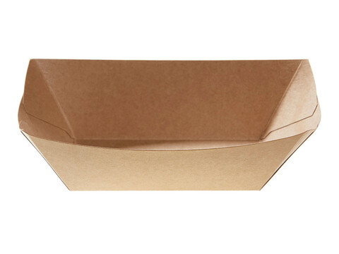 Karton Schale Bio PLA 200 ml, Boden 8,5 x 4,1 cm Karton (1.000 Stck)