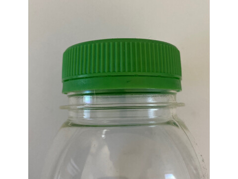Bio PE Deckel grn fr PLA Bio Abfllflaschen 250 - 500 ml Karton (3.650 Stck)