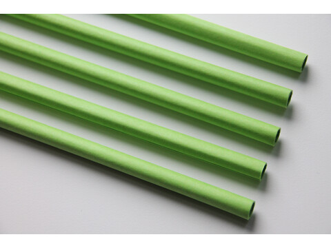 Papierhalme Standard gerade 7 x 200 mm grün