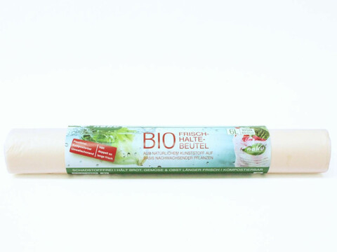 Bio Frischhaltebeutel/Tragetaschen aus Bio Kunststoff 40x32cm im 10er Pack